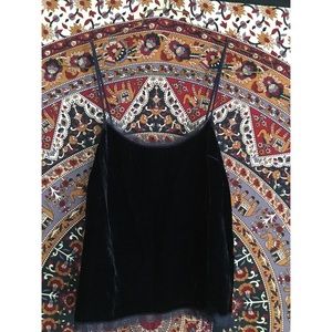 Velvet navy camisole